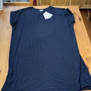 NWT! LulaRoe Chelsea T-shirt Dress Navy Blue Size XL